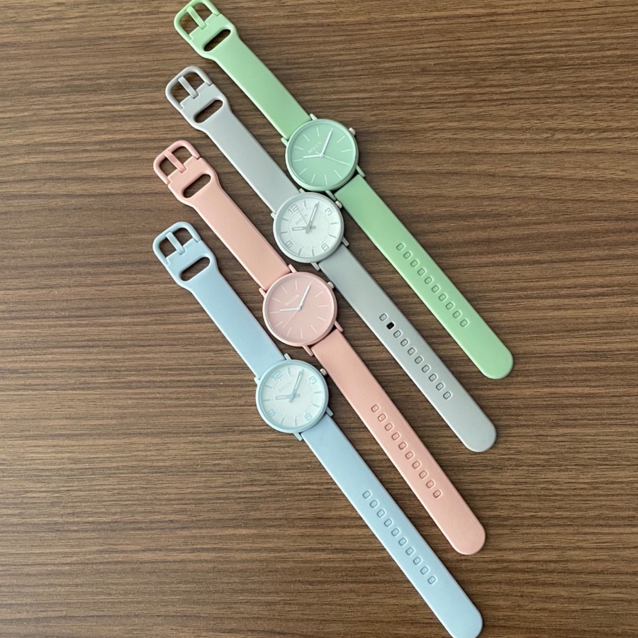 ساعت سیلیکونی پاستلی