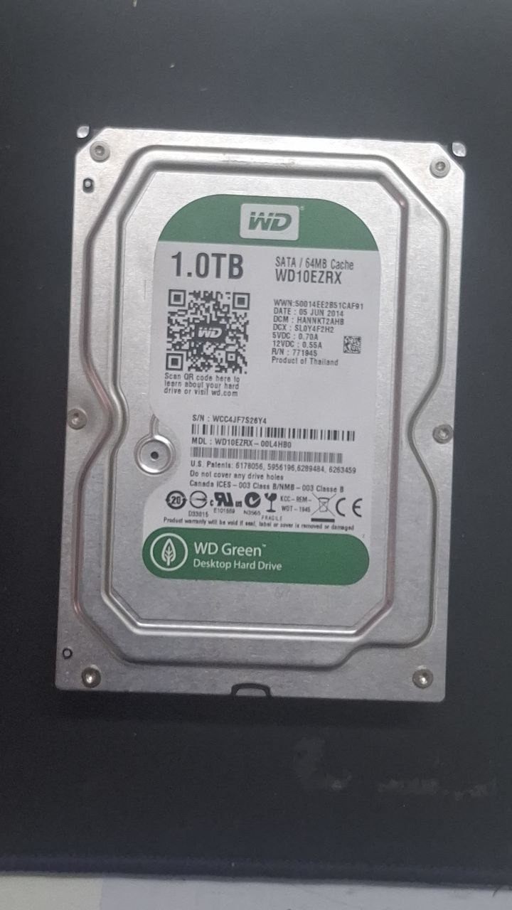 هارد WD 1Tb Green