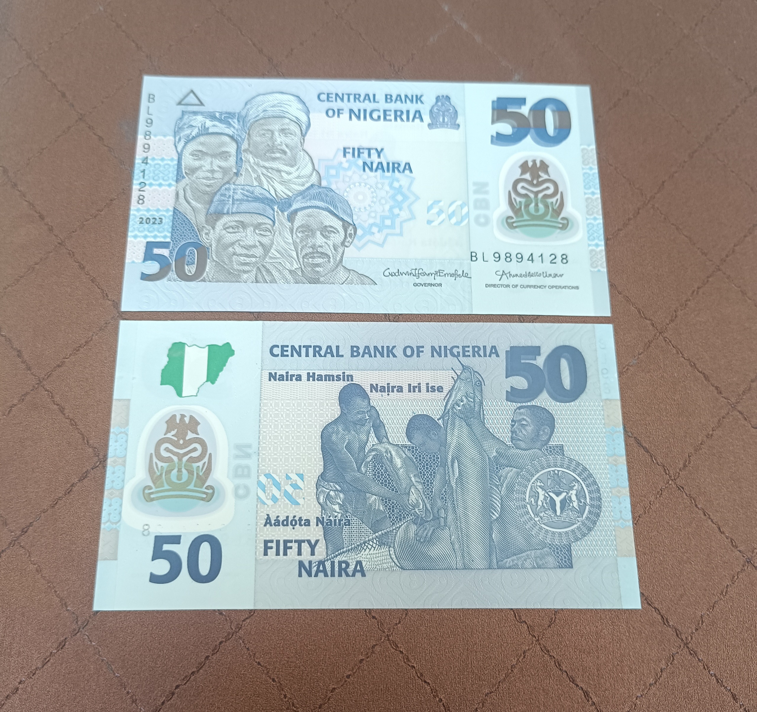 جفت بانکی 50 نایرا نیجریه پلیمری