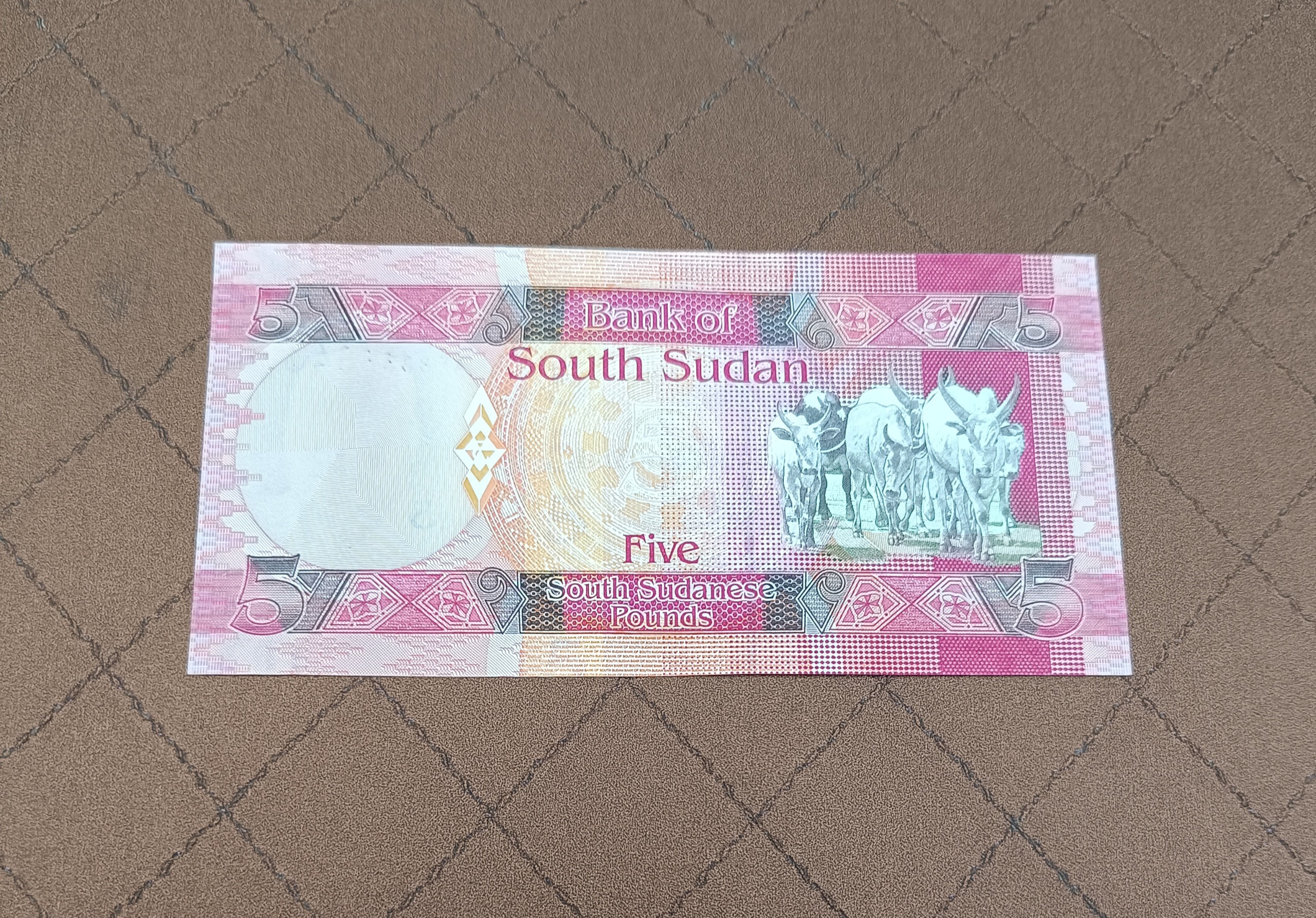 تک بانکی 5 پوند سودان جنوبی