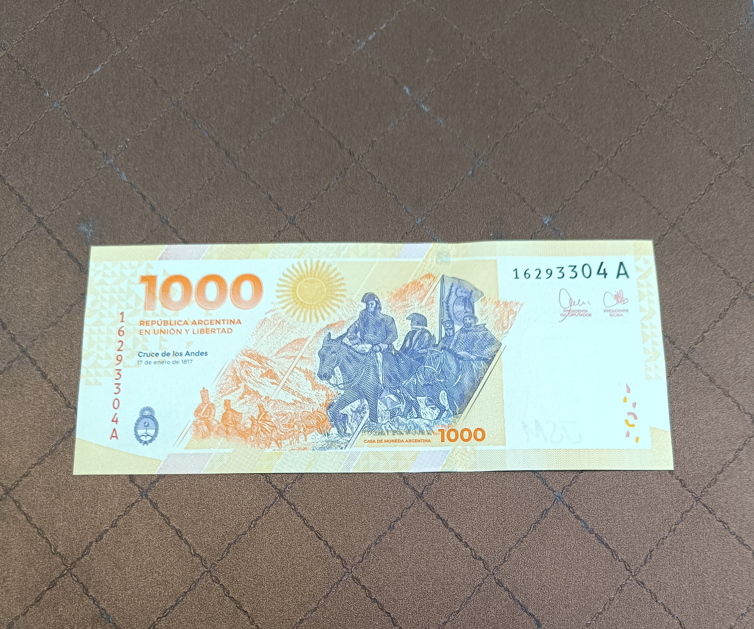 تک بانکی 1000 پزو آرژانتین زیبا و ارزشمند