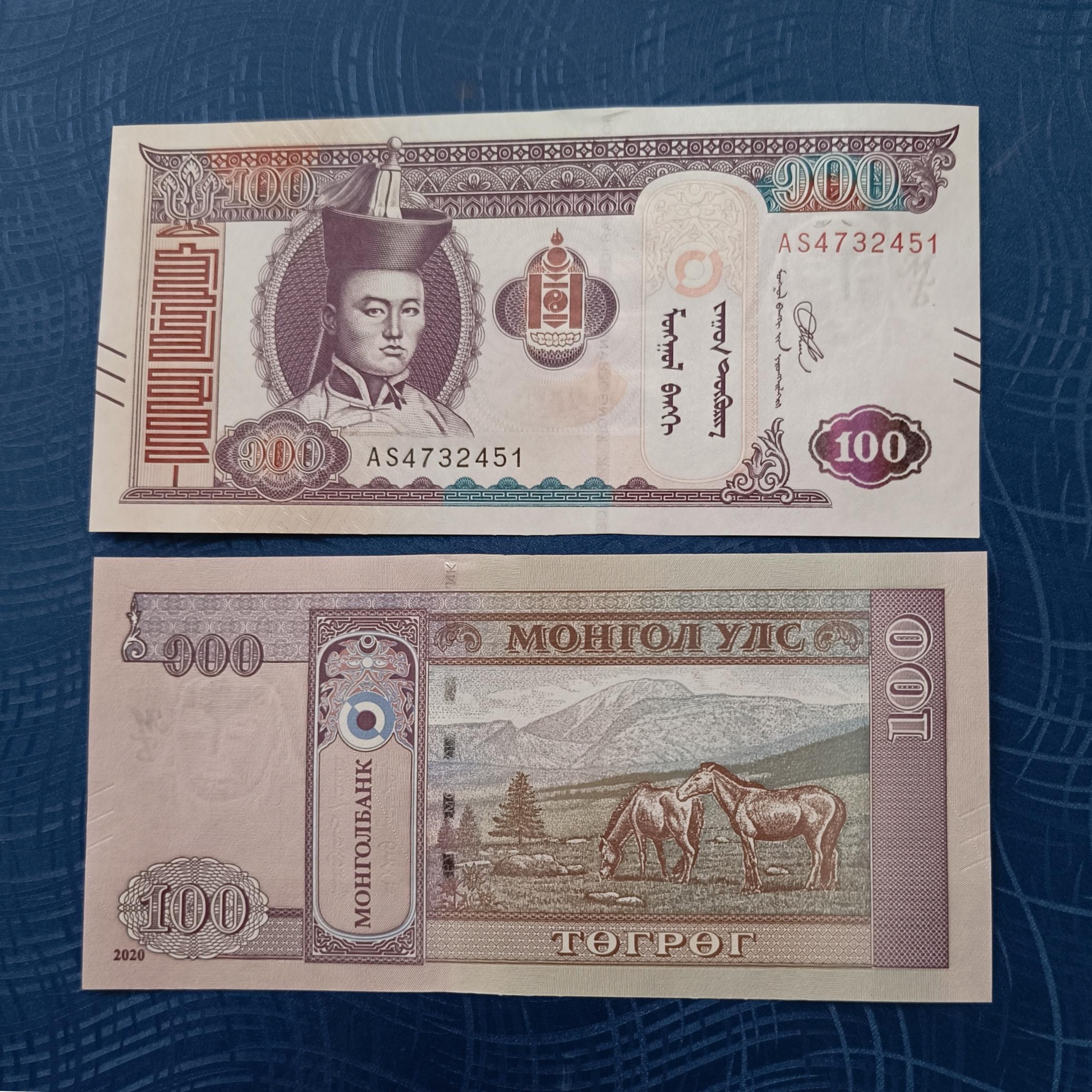 تک بانکی 100 توگروگ مغولستان