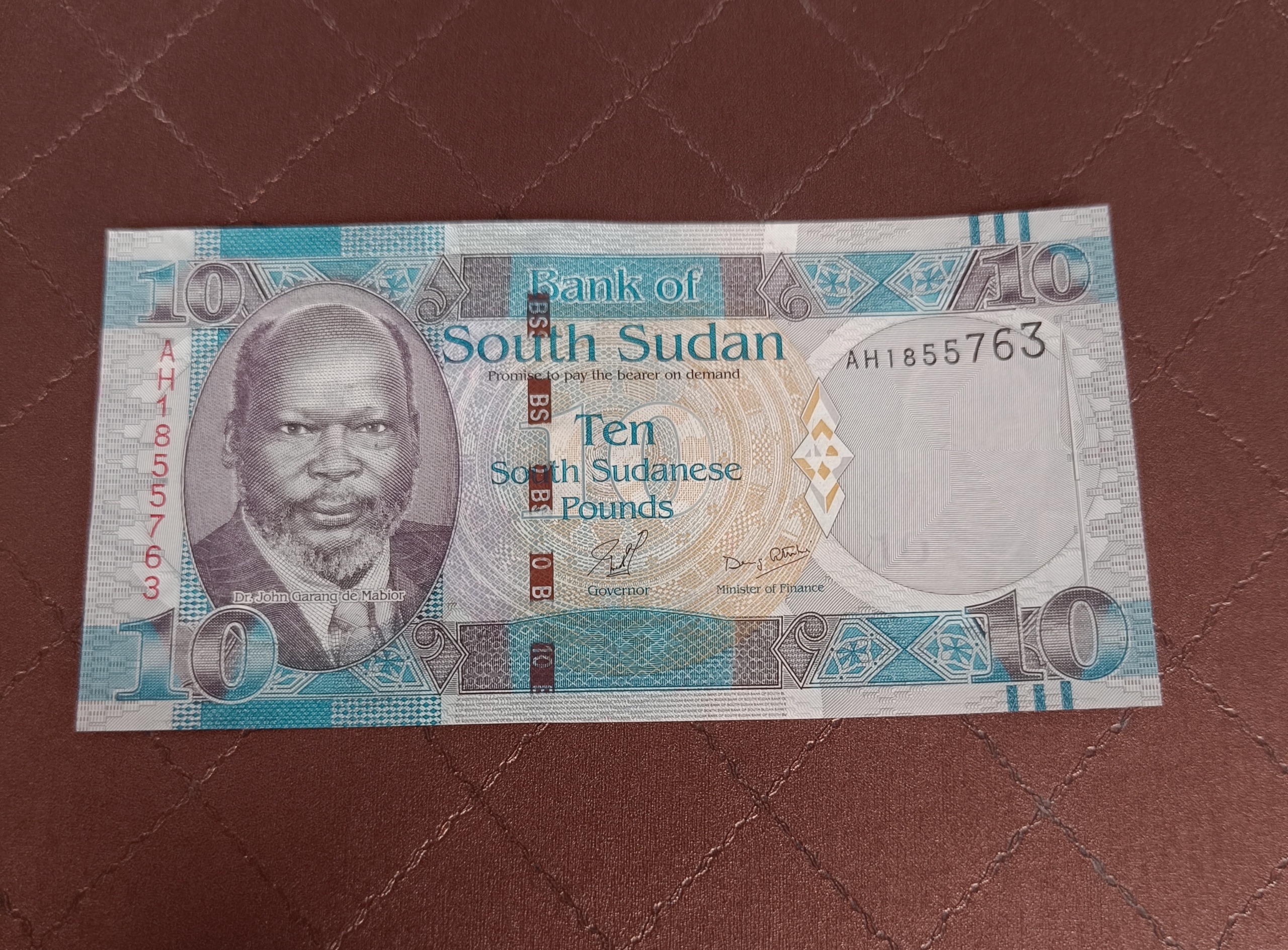 تک بانکی 20 پوند سودان جنوبی آبی کمیاب