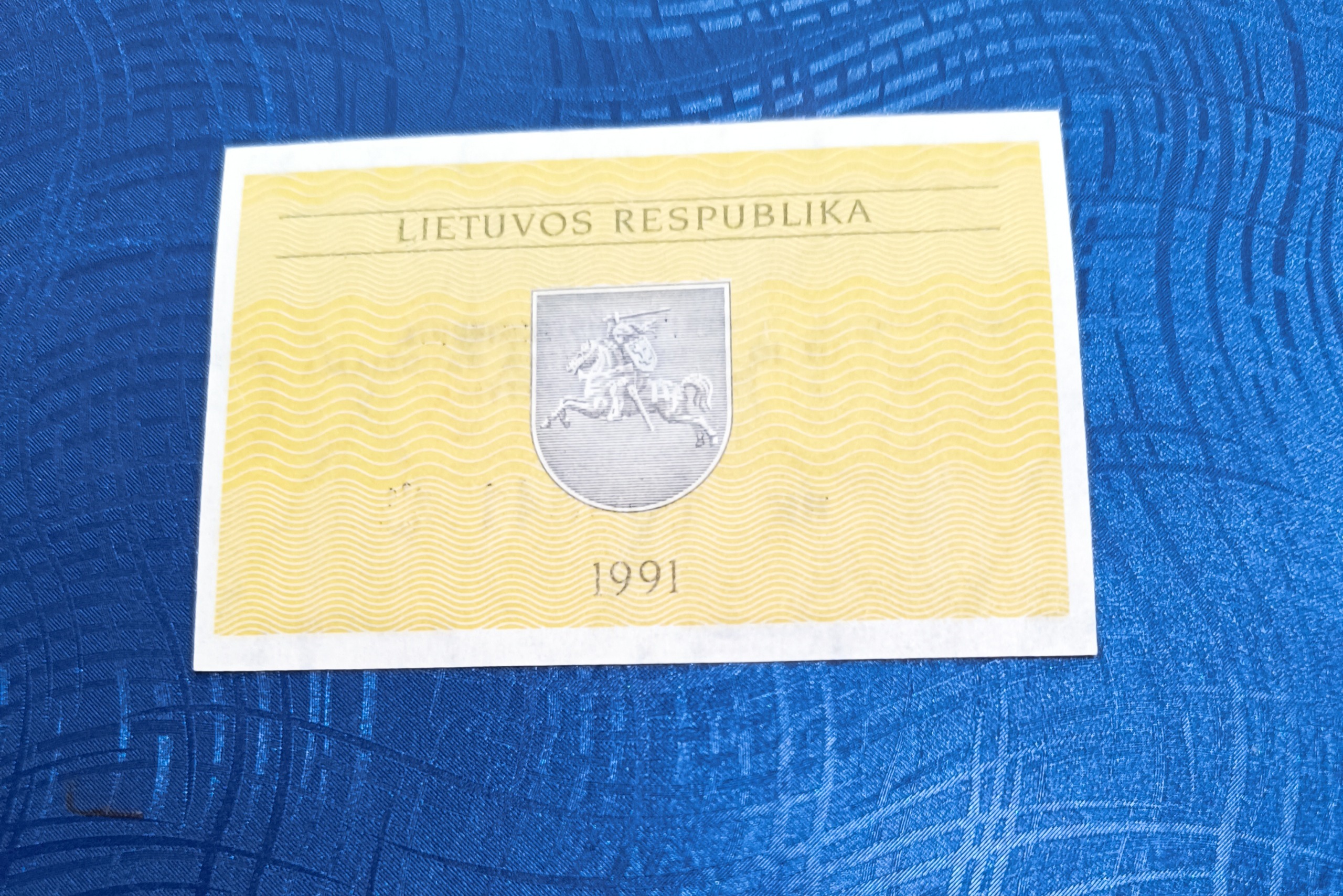 تک بانکی 0/5 لیتاس لیتوانی 1991 سایز کوچک