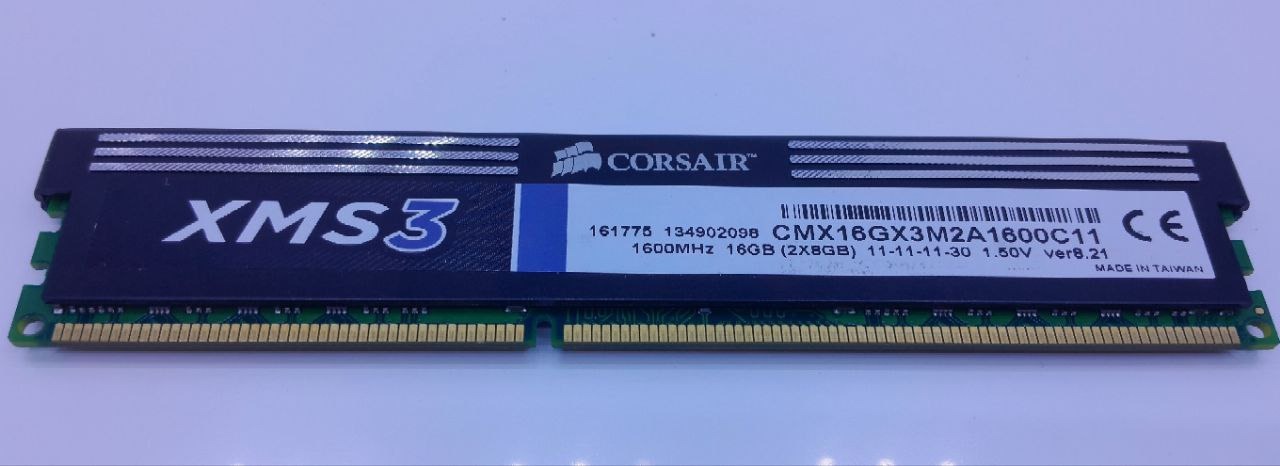 رم کامپیوتر 8GB DDR3 مارک کورسیر باس 1600