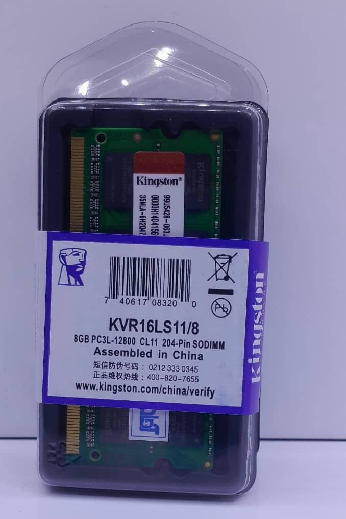 رم لپ تاپ 8gb ddr3 باس 1600 یا pc3l-12800 کینگستون