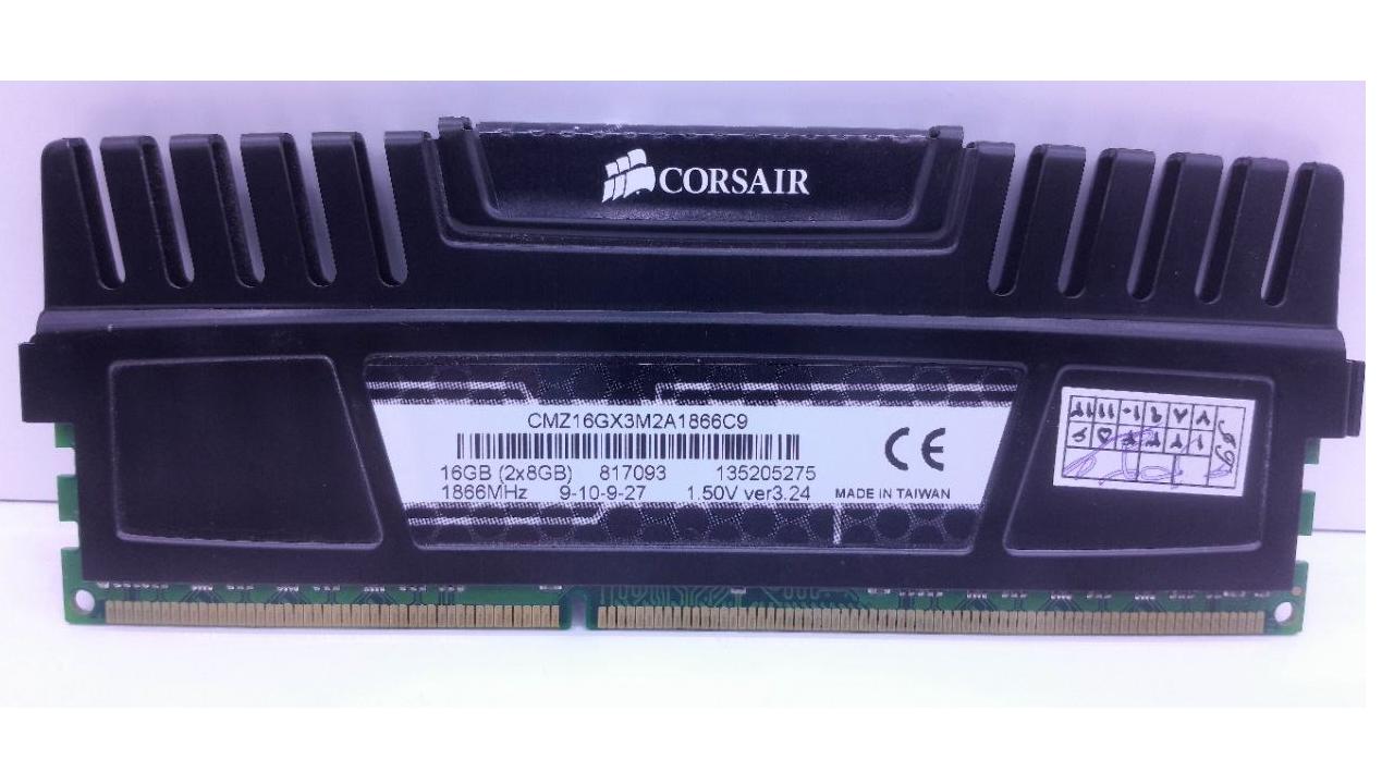 رم کامپیوتر 8GB DDR3 CORSAIR باس 1866
