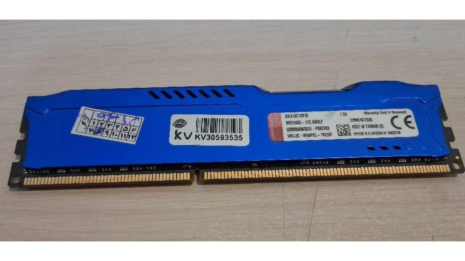 رم کامپیوتر 8GB DDR3 KINGSTON FURY باس 1866