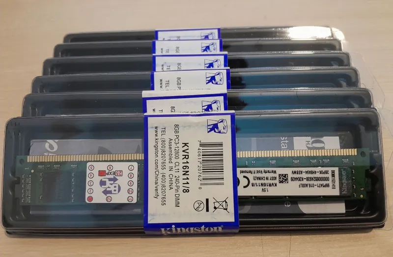 رم کامپیوتر 8GB DDR3 باس 1600 کینگستون