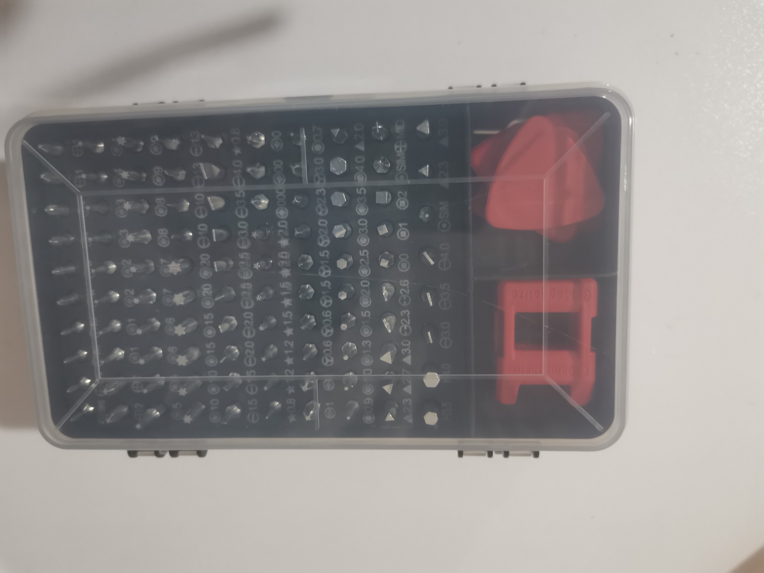 ست 100 تایی پیچ گوشتی نو و بدون استفاده