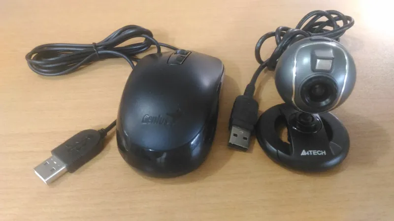 دو عدد ماوس و وبکم A4TECH