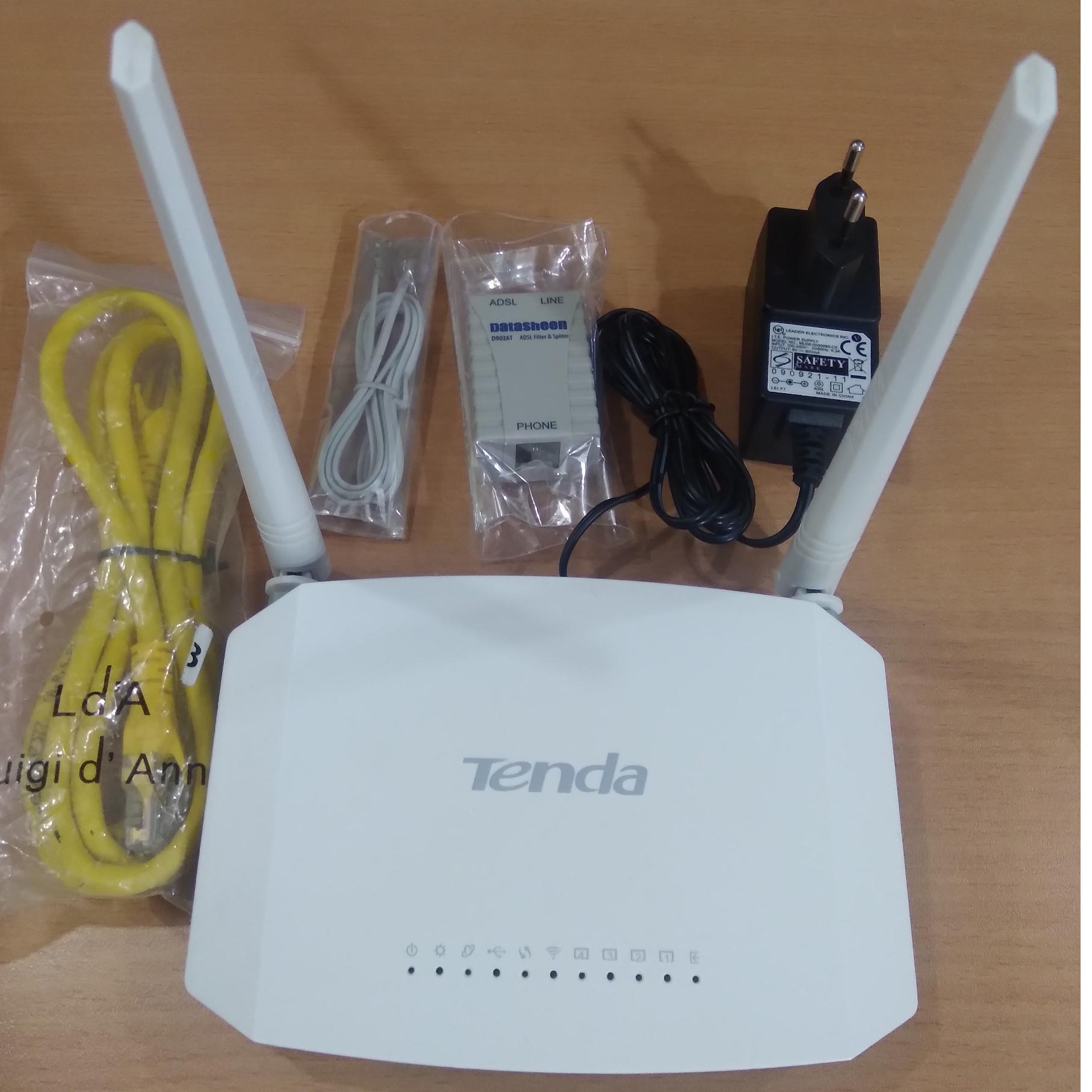 مودم روتر ADSL2 مدل تندا TENDA D301V2
