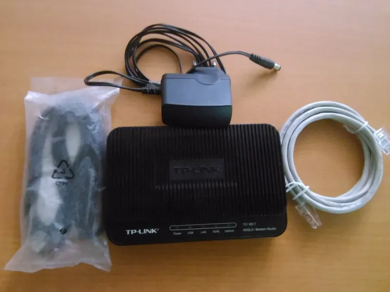 مودم ADSL2روتر TP-LINK مدل TD-8817