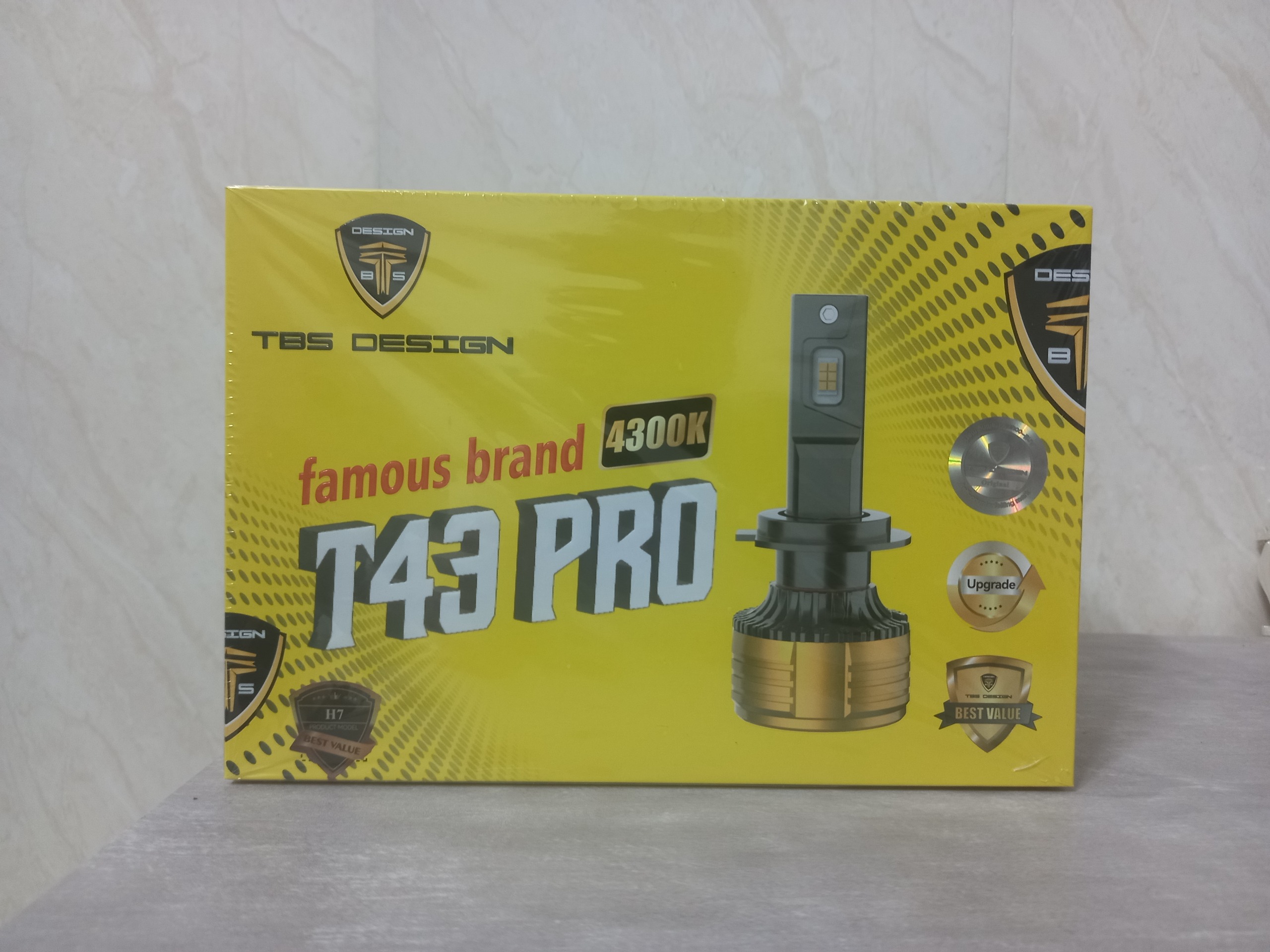 هدلایت t43 pro h7 افتابی