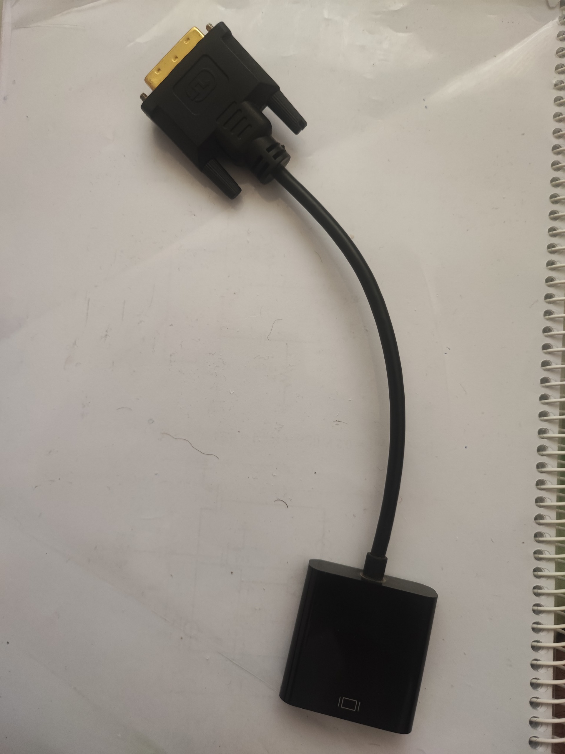 تبدیل vga dvi به همراه کابل vga