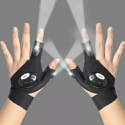 دستکش چراغ دار گلولایت LED Glove Light