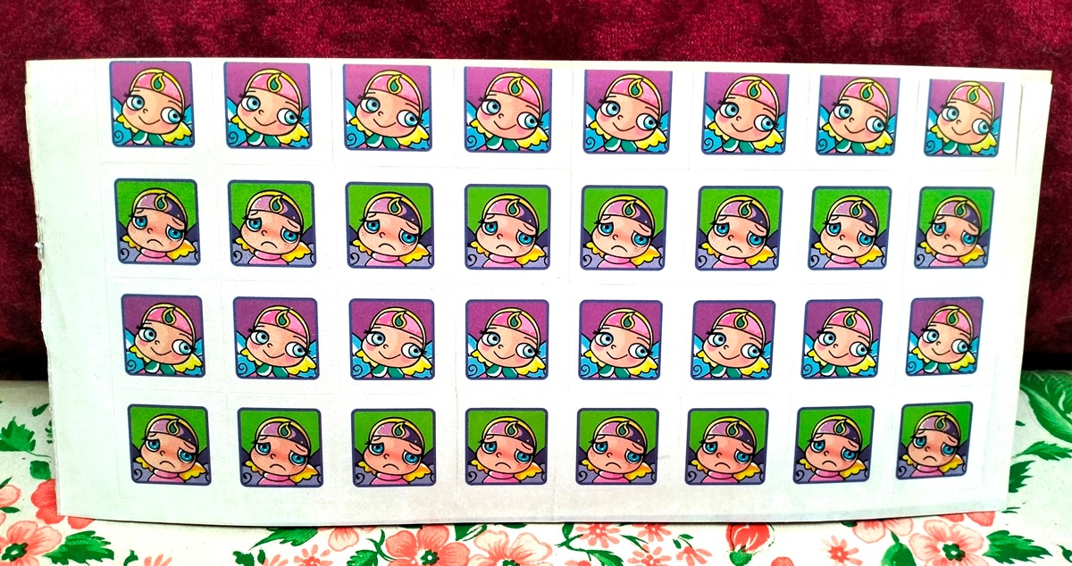 برچسب کارتونی قدیمی سایز بزرگ