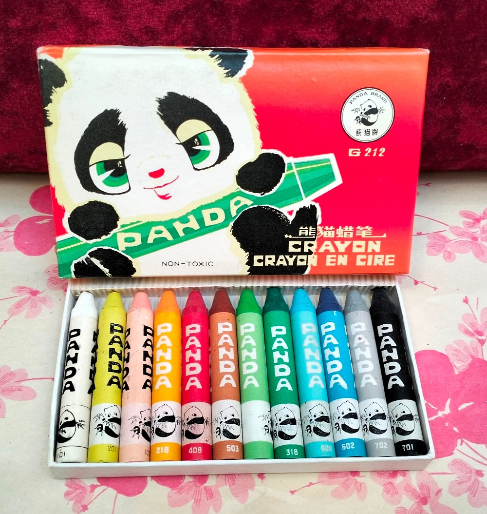 مداد شمعی خارجی پاندا آکبند دهه 60