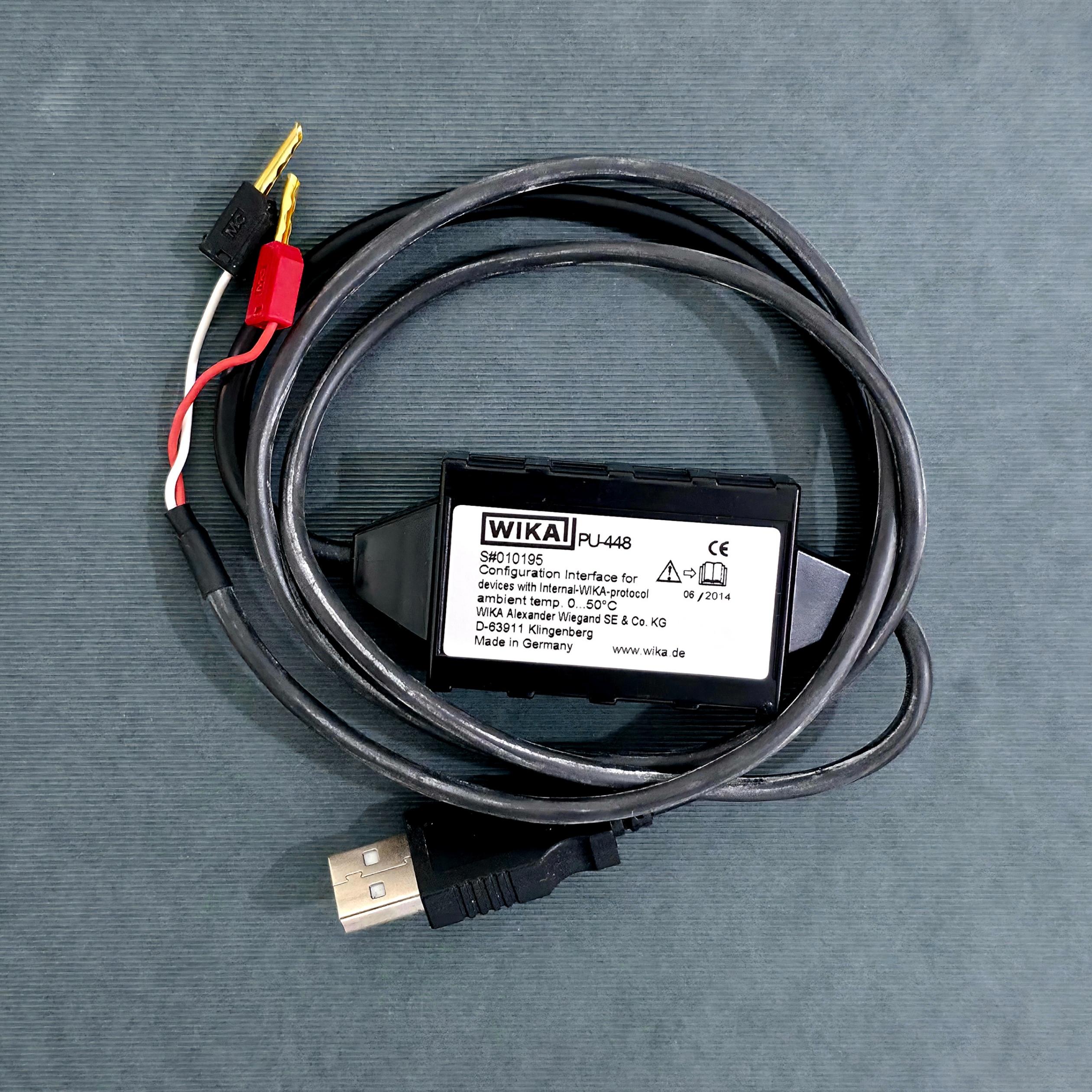 رابط USB ترانسمیترهای دما و فشارWIKA PU-448