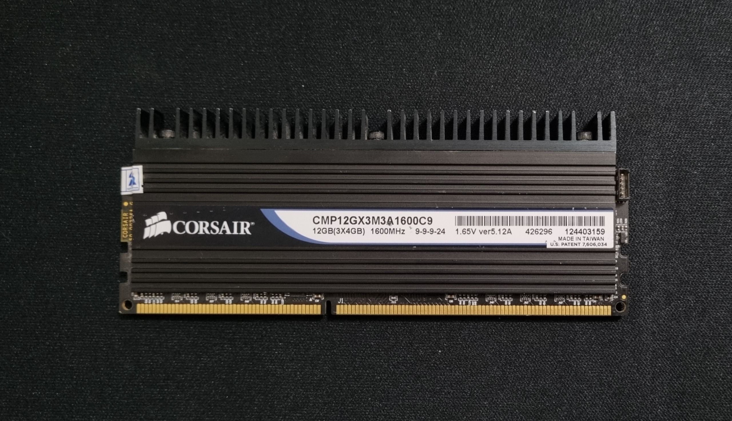 رم 12GB(3X4GB)  1600MHz CORSAIR