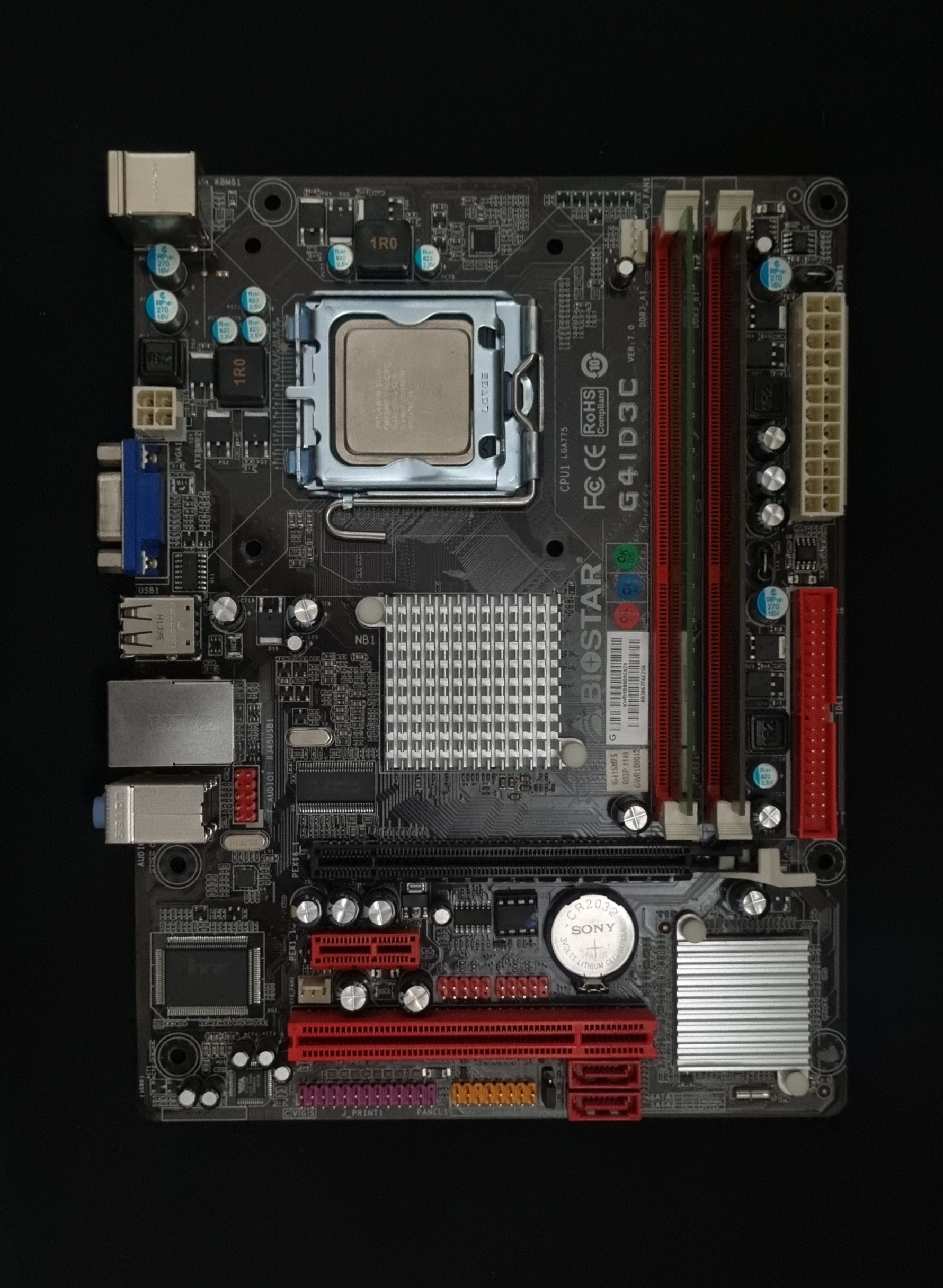 باندل مادربرد G41D3C BIOSTAR