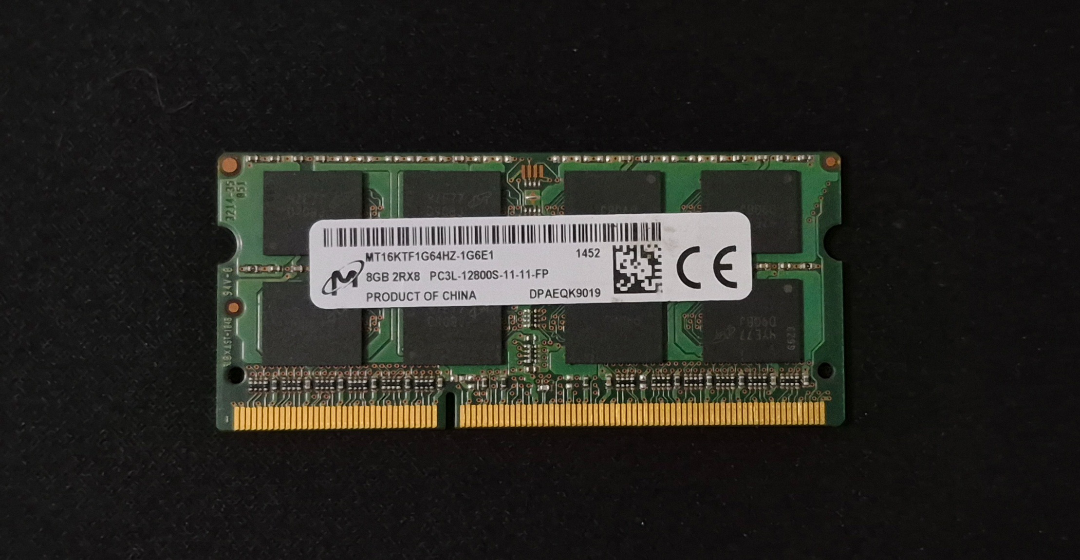 رم 8GB DDR3L-1600 Micron