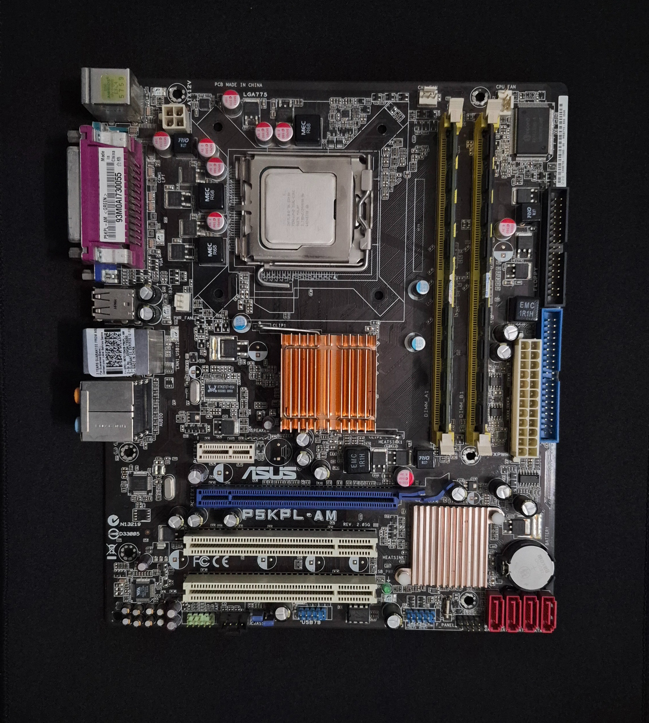 باندل مادربرد P5KPL-AM