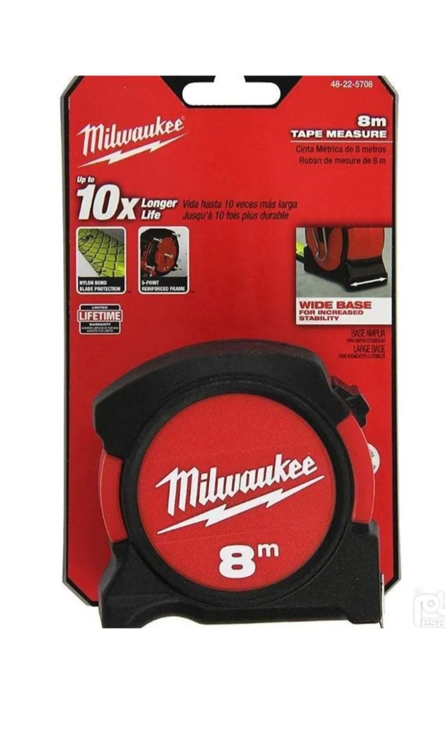 متر 8 متری اصل میلواکی Milwaukee