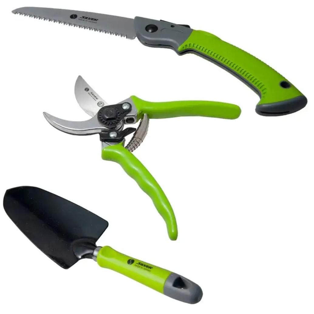 مجموعه 3 عددی ابزار باغبانی ساخت تایوان silver