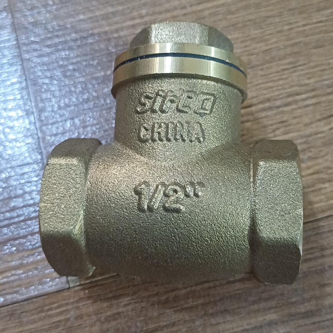 شیر یکطرفه برنجی دریچه ایی 1/2 درجه 1 سیتکو sitco