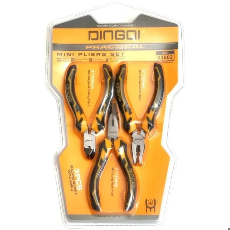 ست انبر 3 عددی الکنرونیکی 5 اینچی دینگشی DINGQI