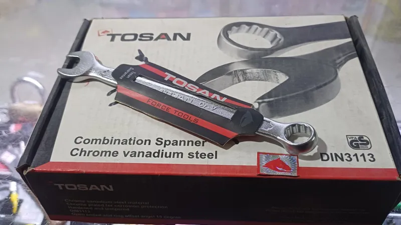 آچار رینگی یکسر تخت 11 توسن دارای DIN3113 اروپا