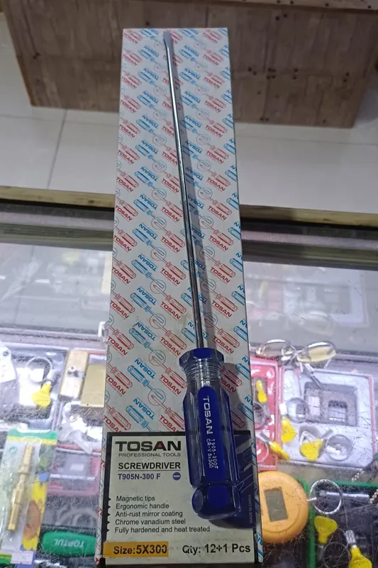 پیچ گوشتی تخت بلند مگنتی توسن 300×5 TOSAN