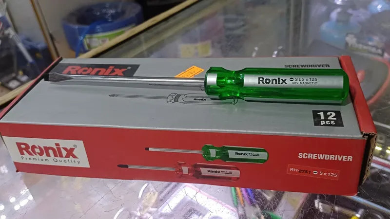 پیچ گوشتی تخت مگنتی SL5×125 رونیکس RH-2751