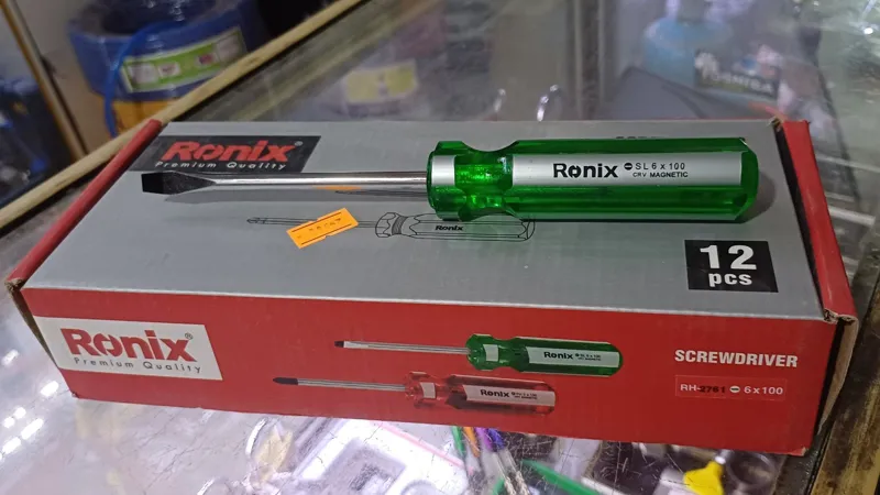 پیچ گوشتی تخت مگنتی SL6×100 رونیکس RH-2751