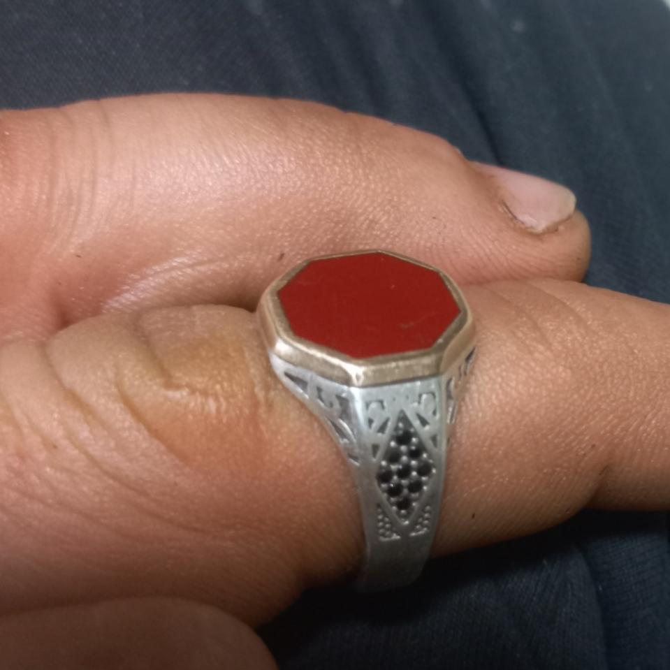 انگشتر نقره مردانه