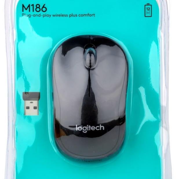 موس بی سیم logitech m186