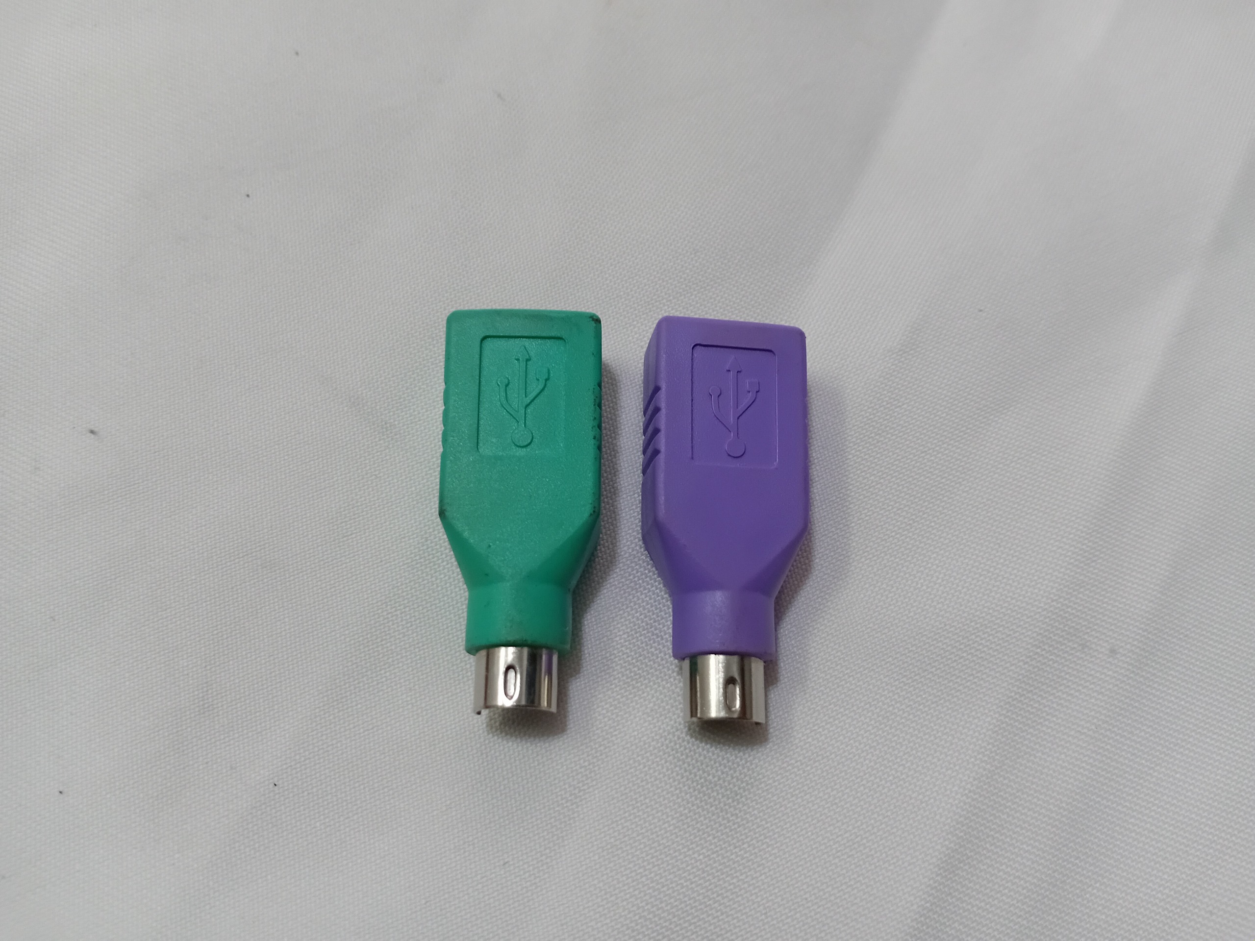 دو عدد تبدیل USB به PS2  موس کیبورد