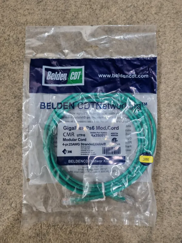کابل شبکه 3 متری Cat6 برند BuldenCDT