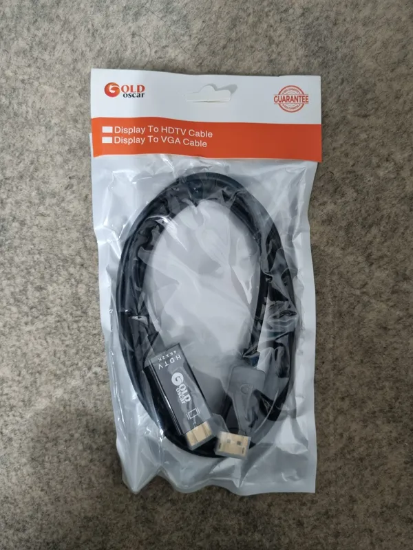 کابل DisplayPort به HDMI برند GoldOscar