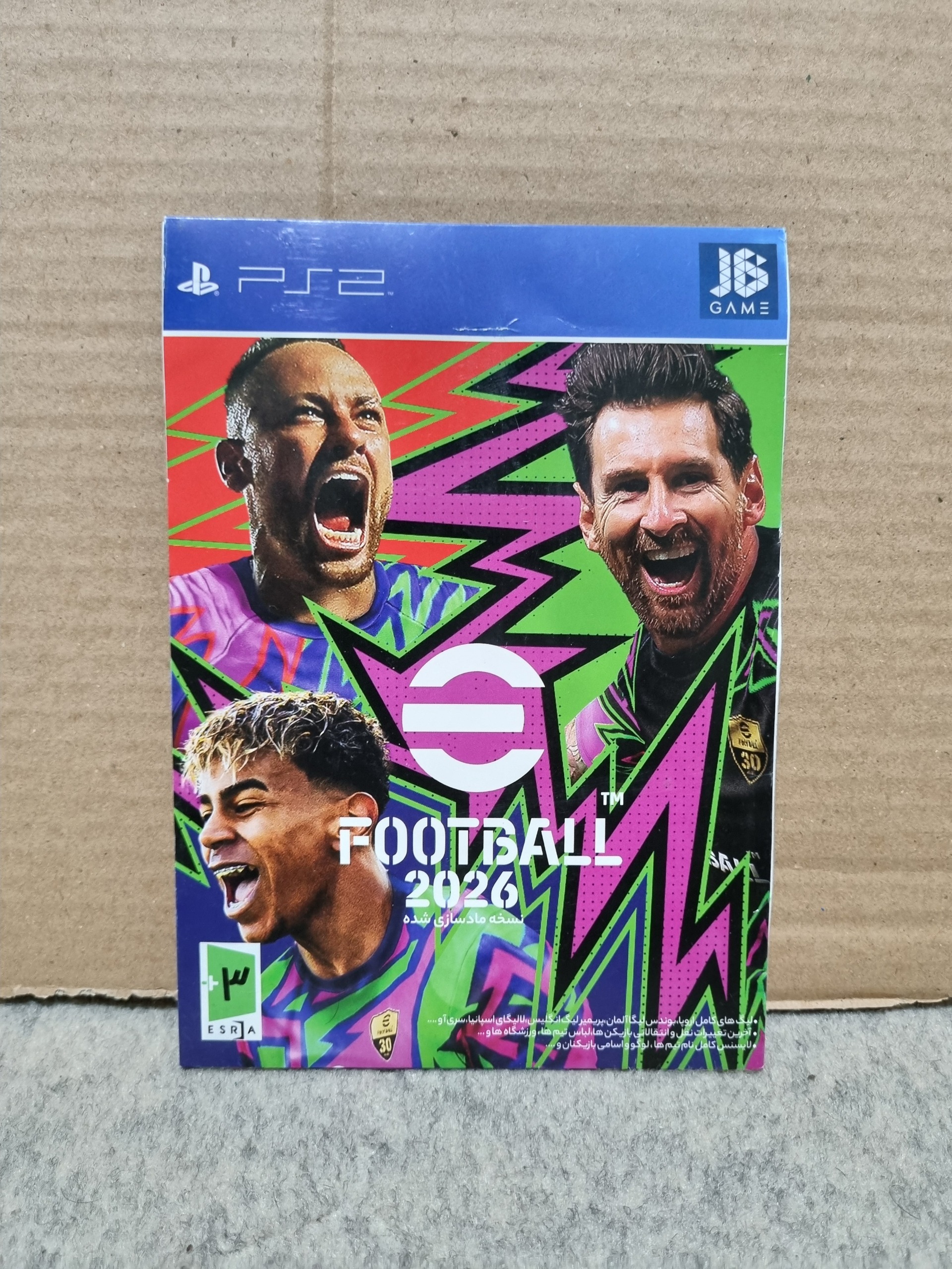 بازی PES 2026 برای PS2