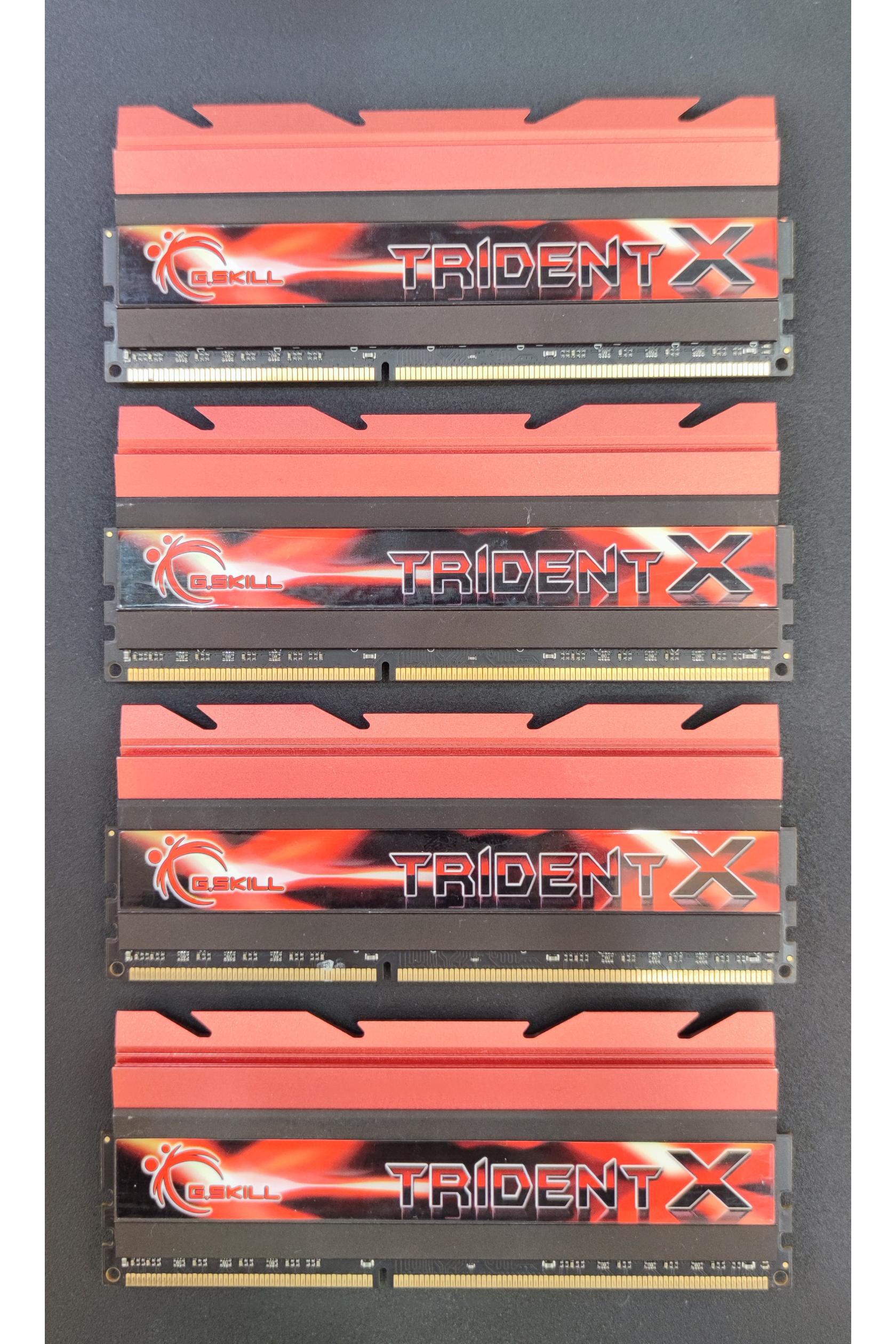 رم کامپیوتر G.SKILL Trident X 16G (4x4) DDR3 2400