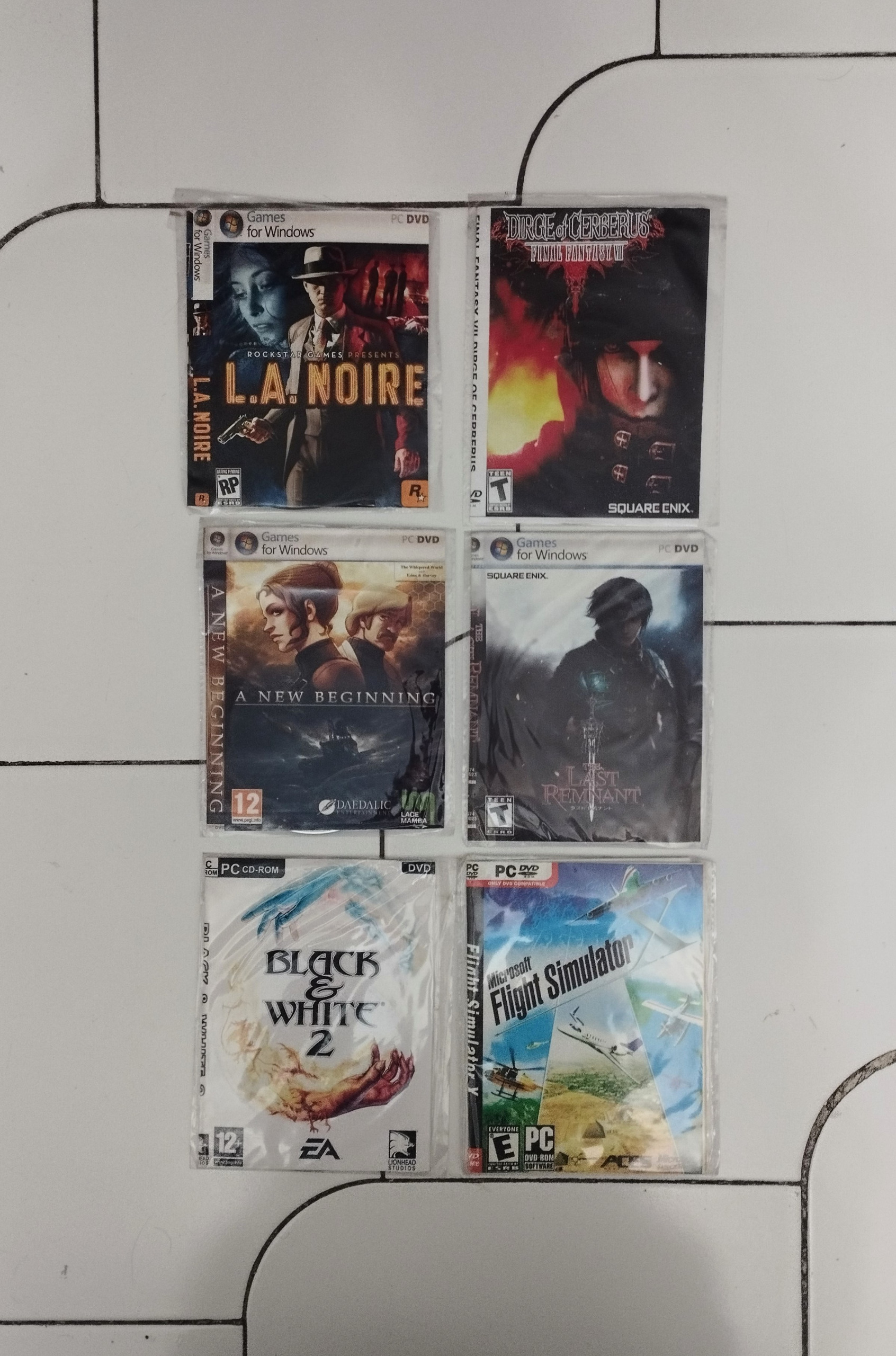 بازی کامپیوتری / 6 عدد / DVD / نقش آفرینی
