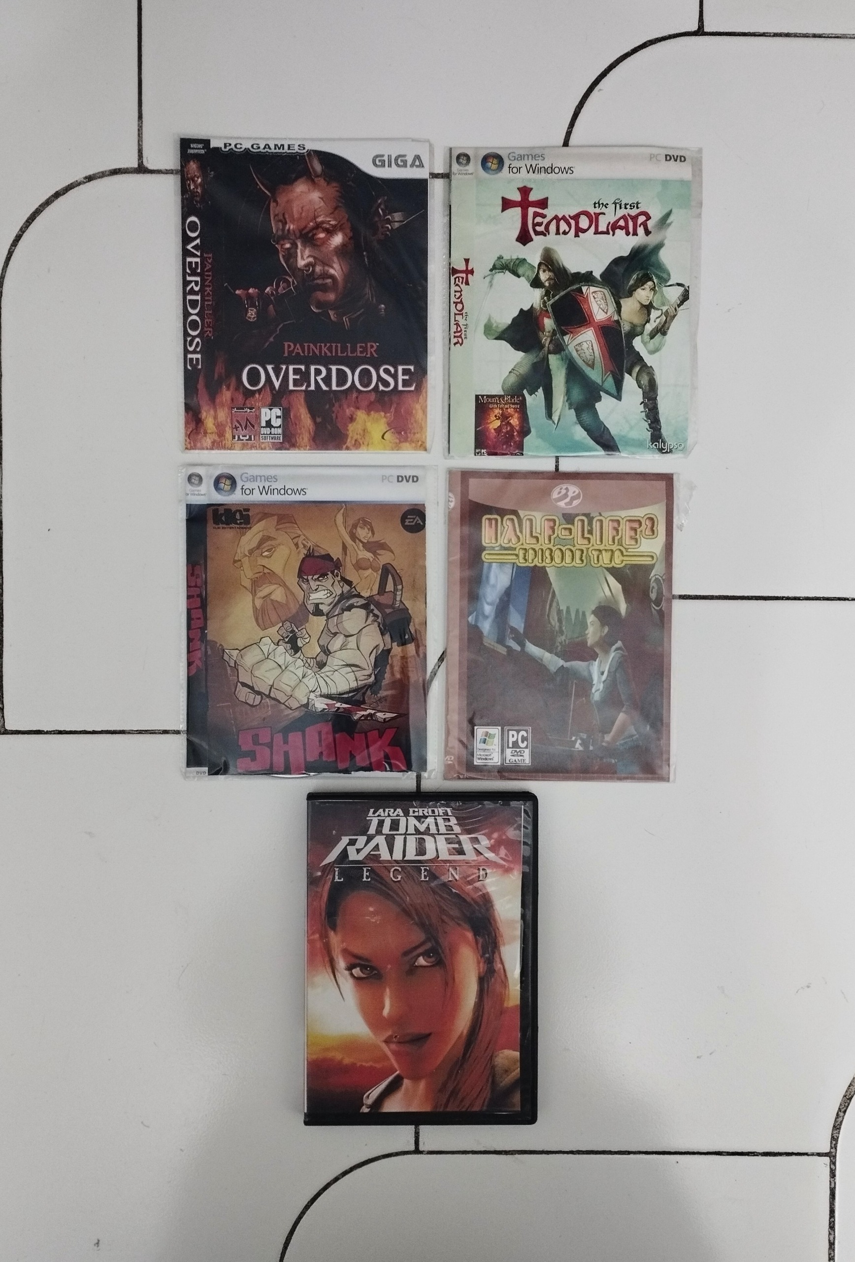 بازی کامپیوتری / 5 عدد / DVD / نقش آفرینی / اکشن
