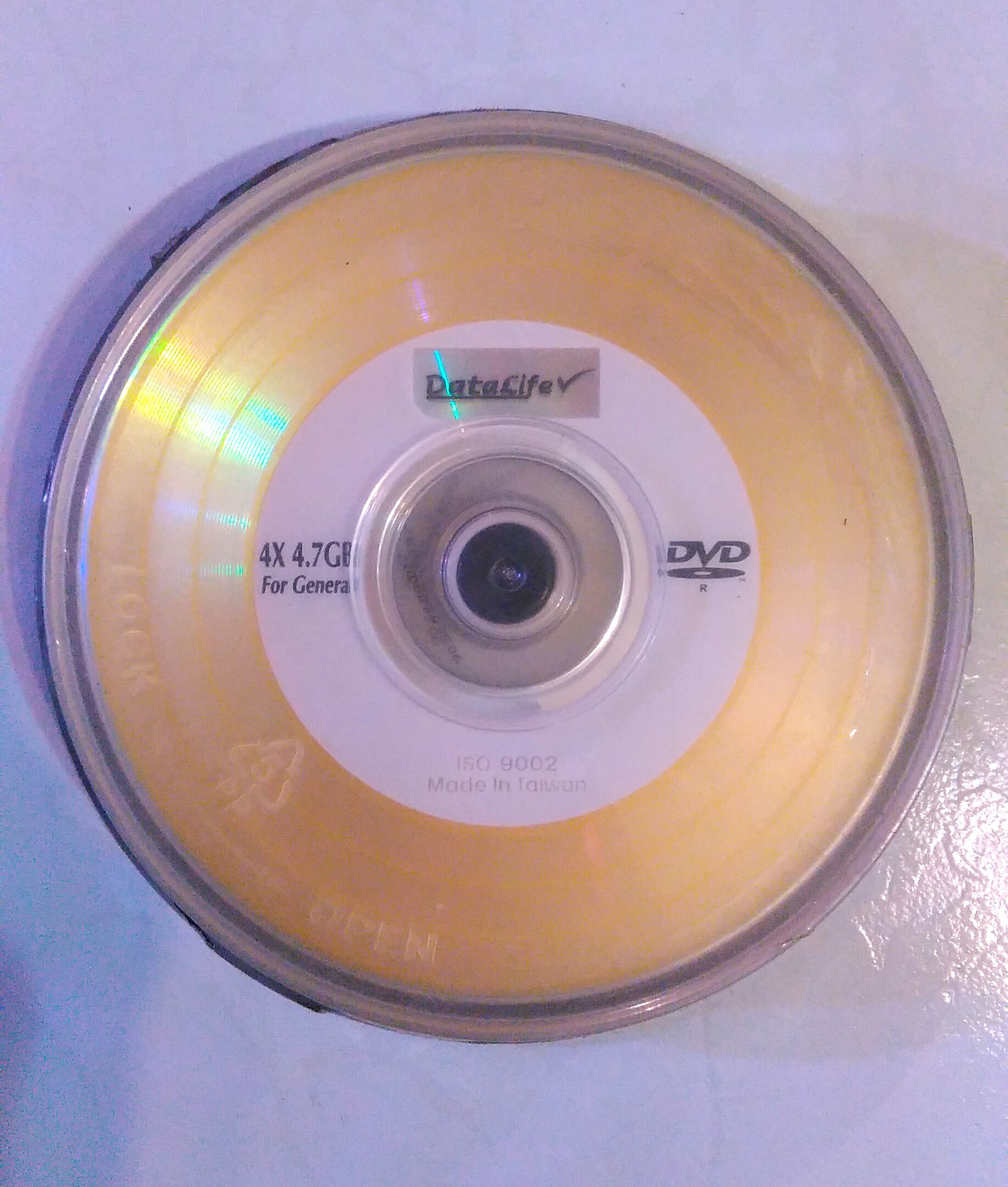 پک 10 عددی / DVD خام / تایوان / برند Data Life
