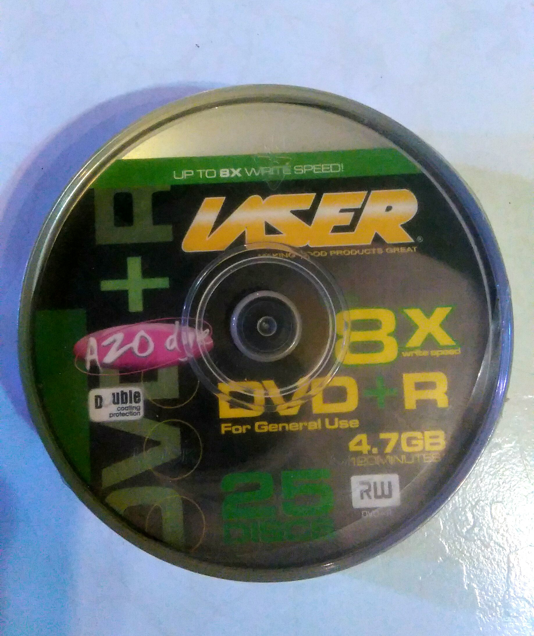پک 25 عددی / DVD خام / هنگ کنگ / برند Laser