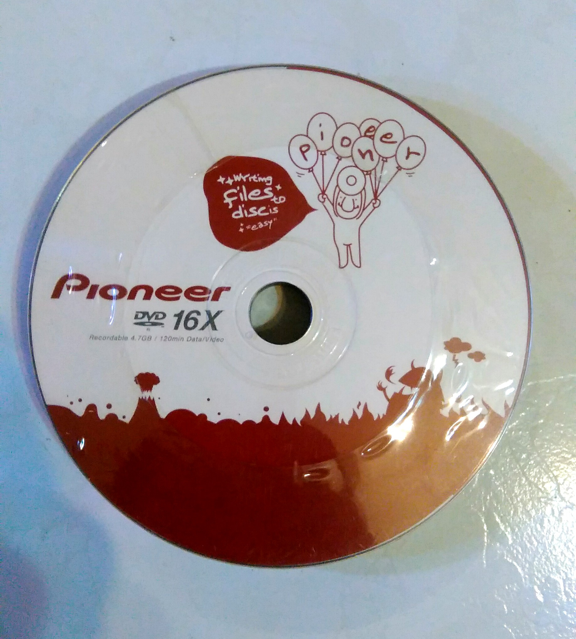 پک 10 عددی / DVD خام / تایوان / برند Pioneer
