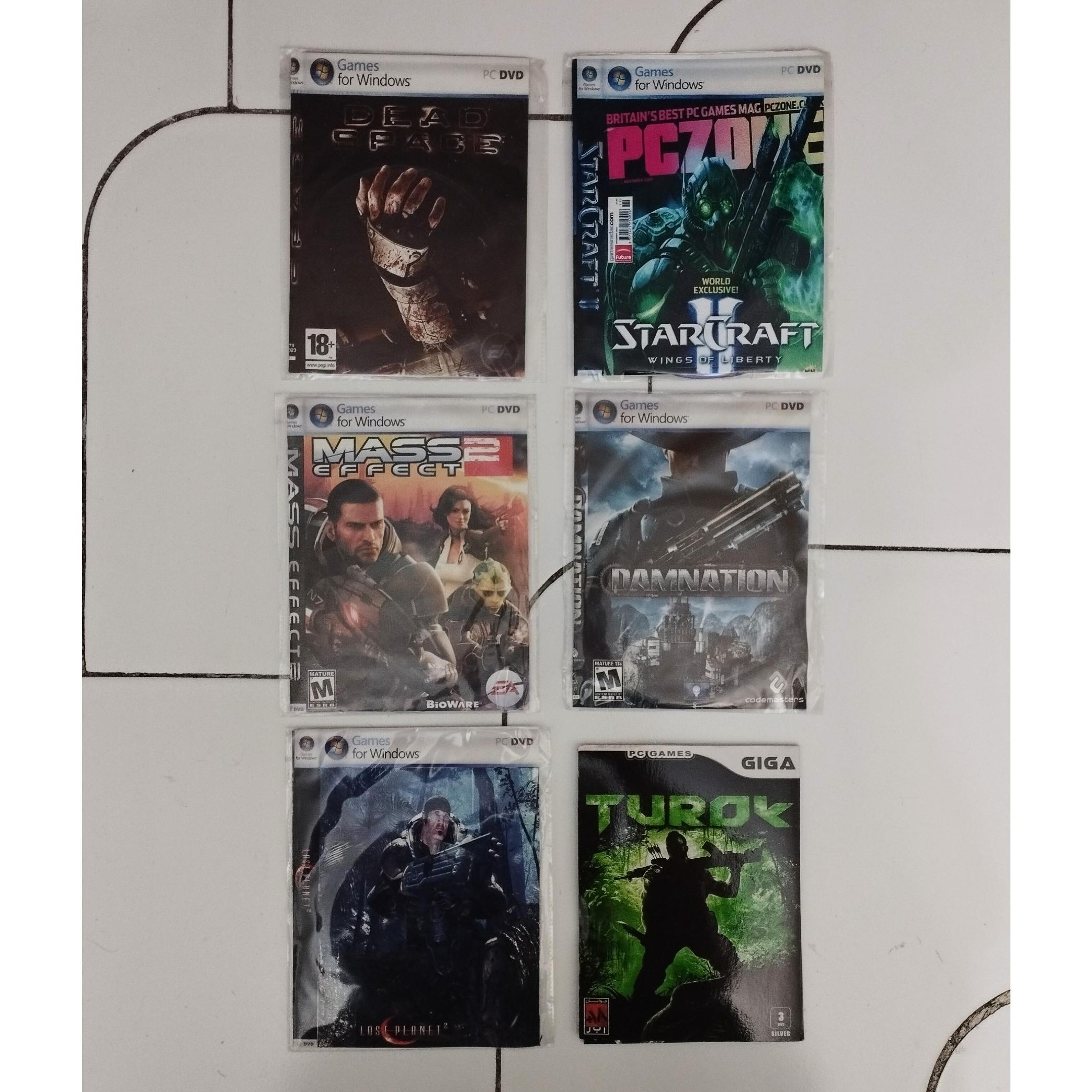 بازی کامپیوتری / 6 عدد / DVD / اکشن / فضایی