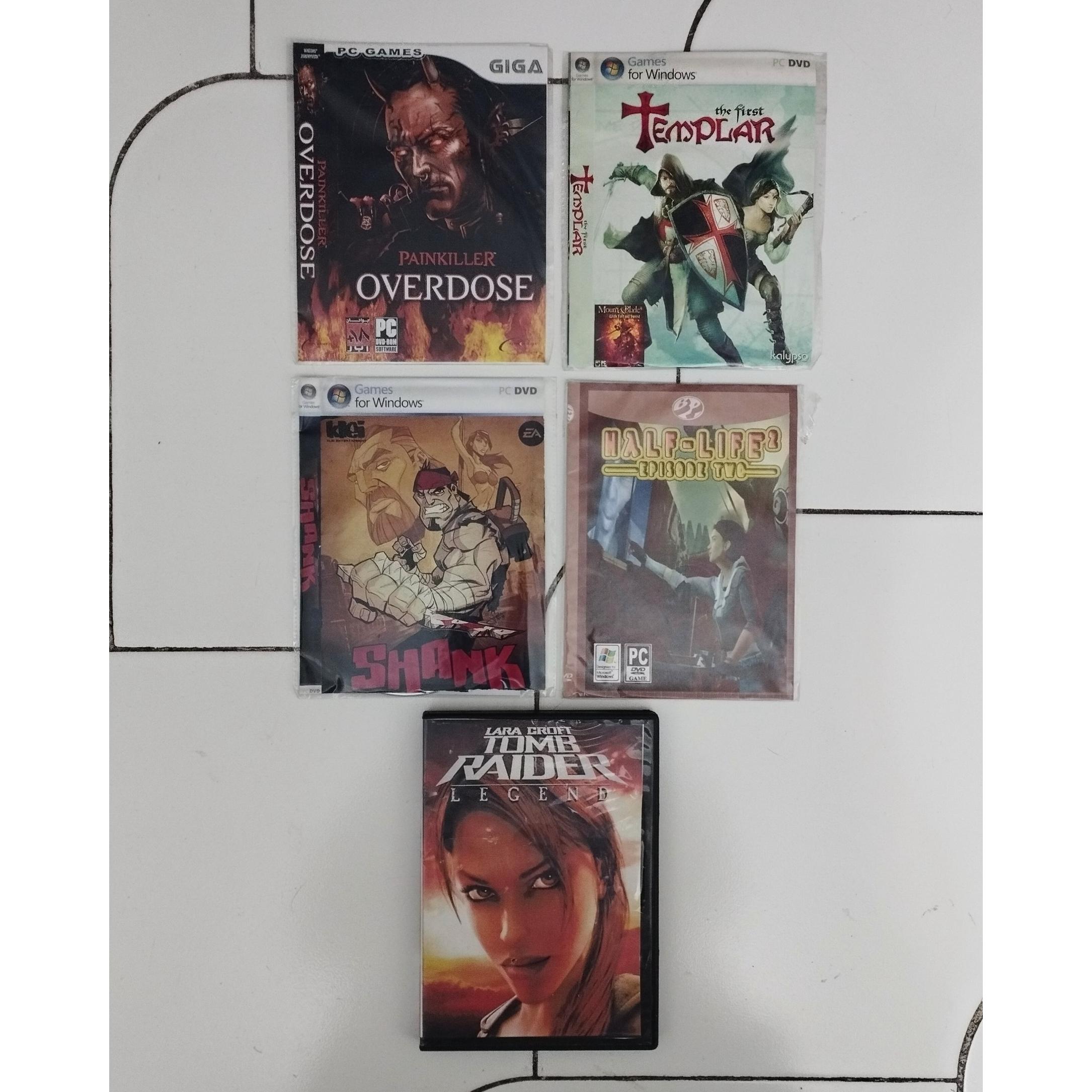 بازی کامپیوتری / 5 عدد / DVD / نقش آفرینی / اکشن