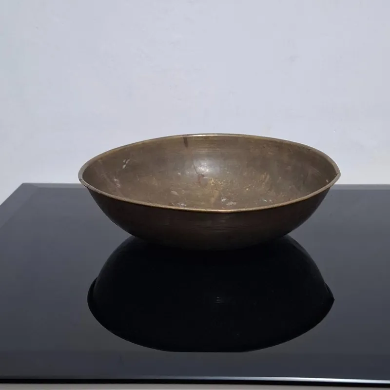 کفه ترازو قدیمی برنجی-مهر دار